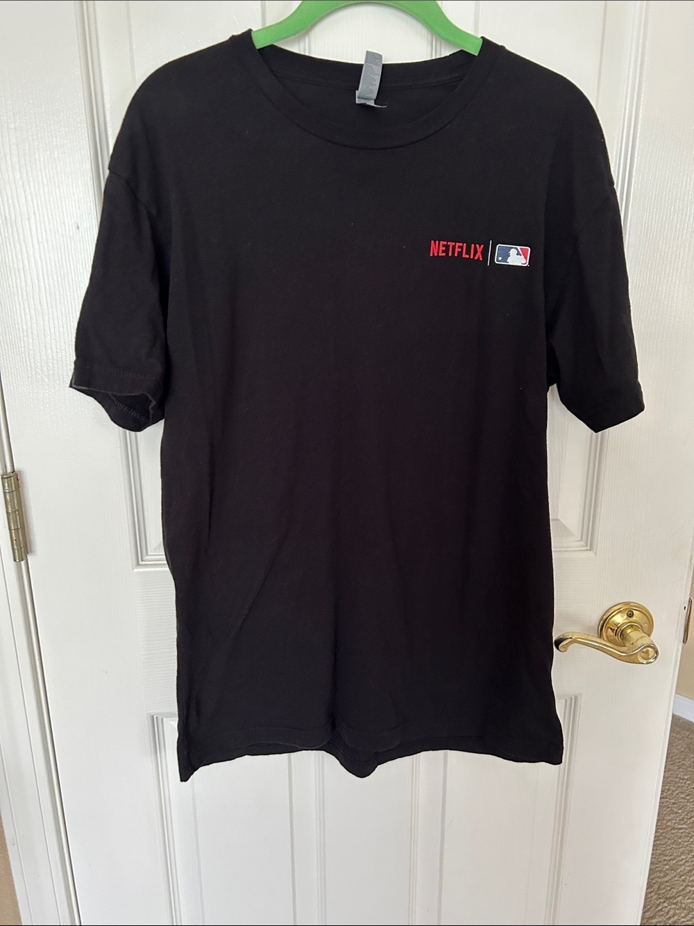Rare Netflix X MLB 2026 Promo Shirt Next Level Apparel - Size Medium